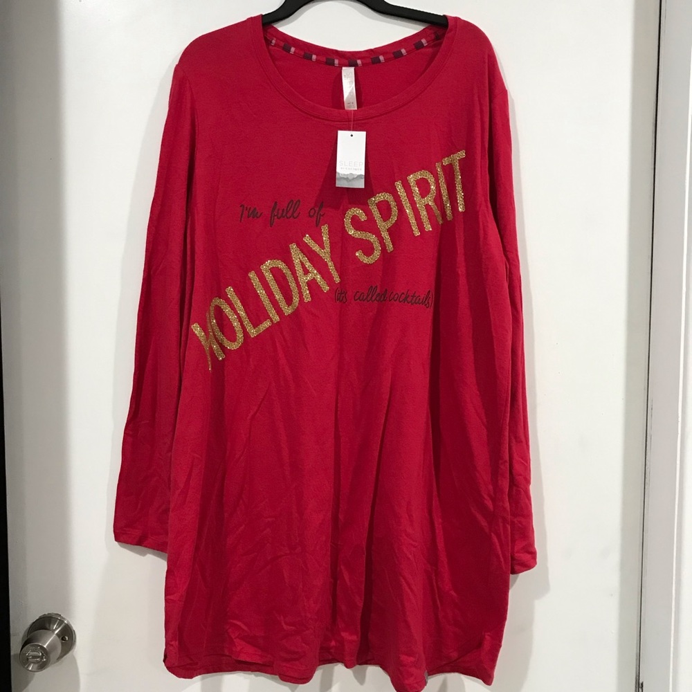 SLEEP Night Shirt by CACIQUE Nightshirt new 14/16